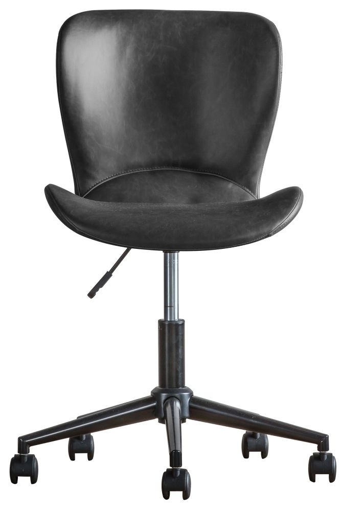 Mendel Charcoal Swivel Chair Clearance Fss13569
