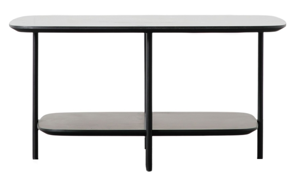 Lesslie Black Marble Coffee Table Clearance Fss14571