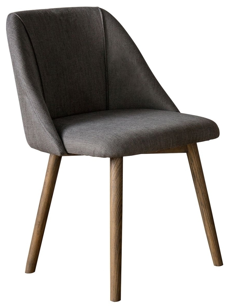Brimson Slate Grey Dining Chair Sold In Pairs Clearance D46