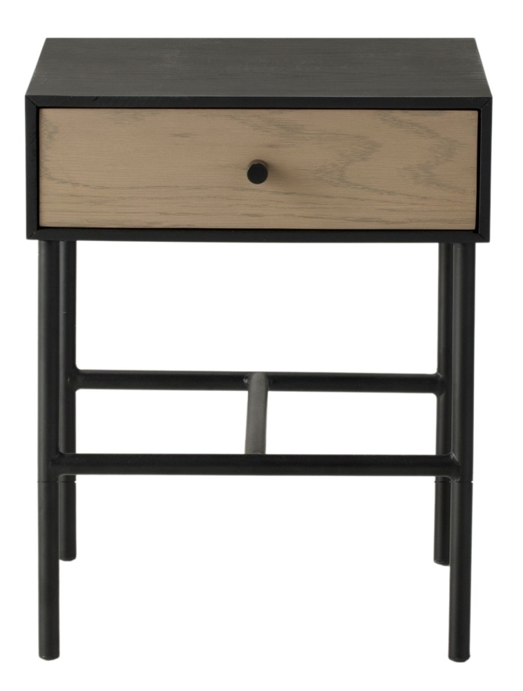 Denver Bedside Table 1 Drawer Clearance D8