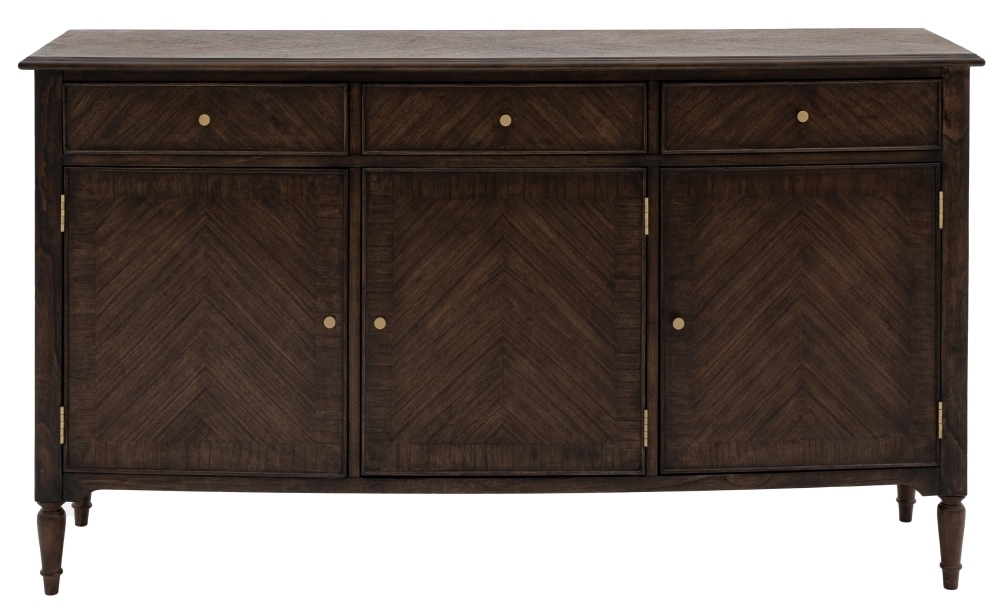 Jacona Coffee 3 Door 3 Drawer Sideboard Clearance D26