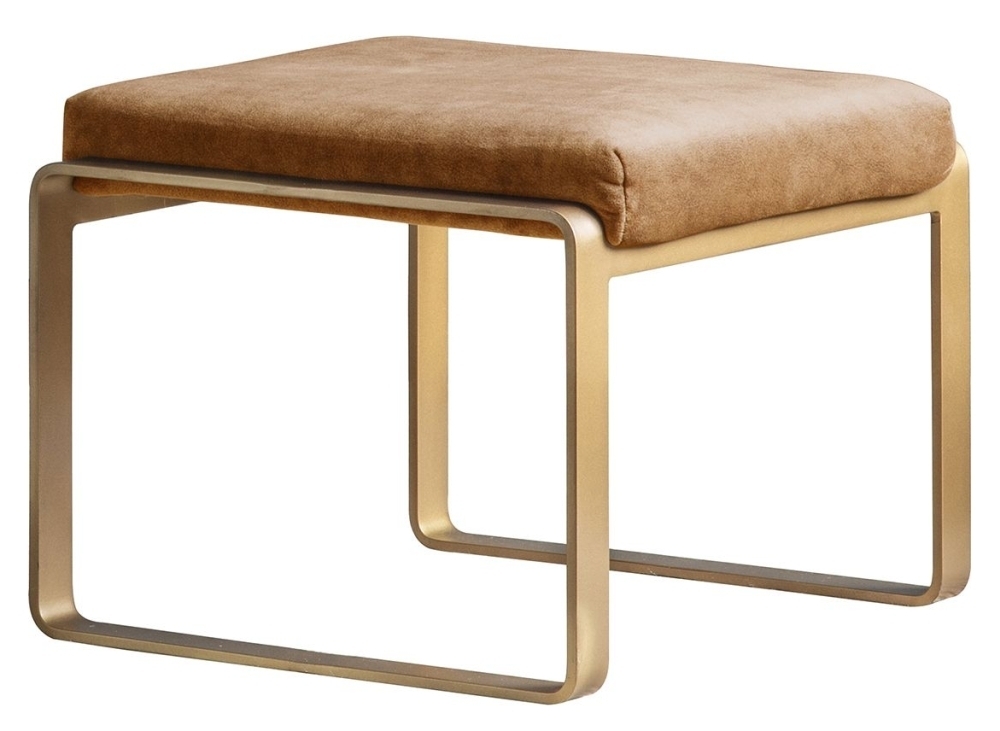 Halstead Ochre Footstool Clearance Fss14712