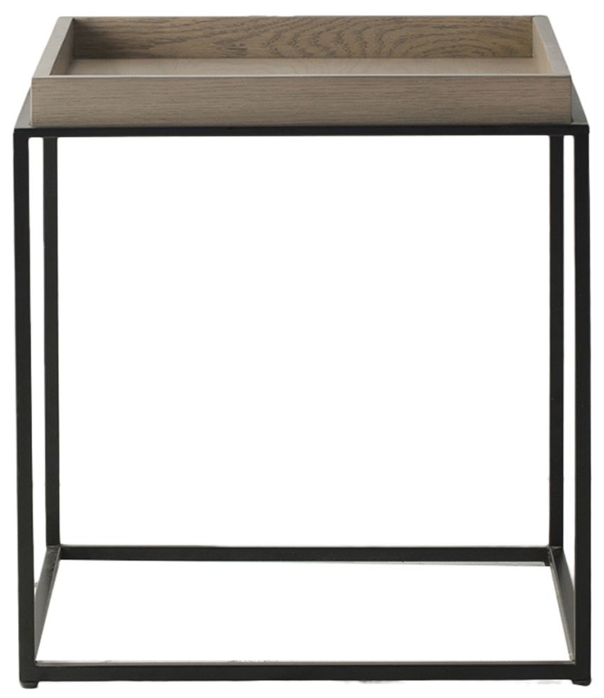 Clearance Trent Grey Tray Side Table Fss14838