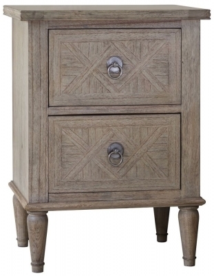 Clearance Chester 2 Drawer Bedside Cabinet Fs456