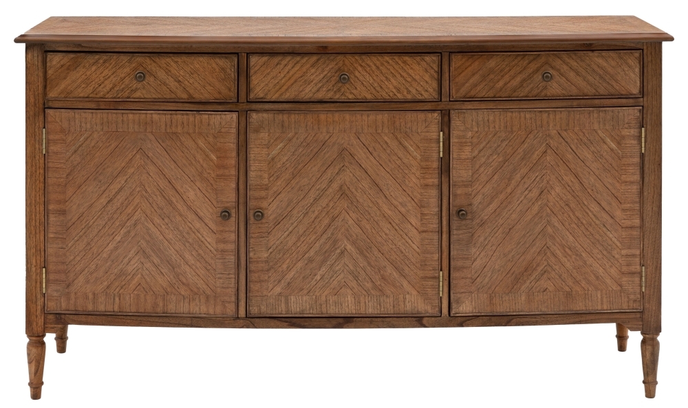 Highgrove Peroba 3 Door 3 Drawer Sideboard