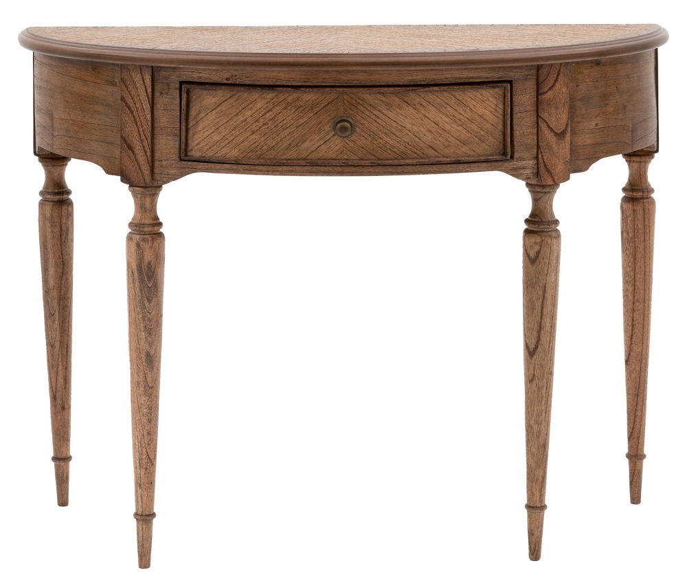 Highgrove Natural Wood Demi Console Table