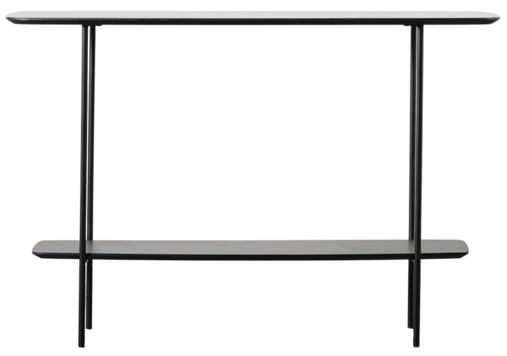 Ludworth Black Marble Console Table