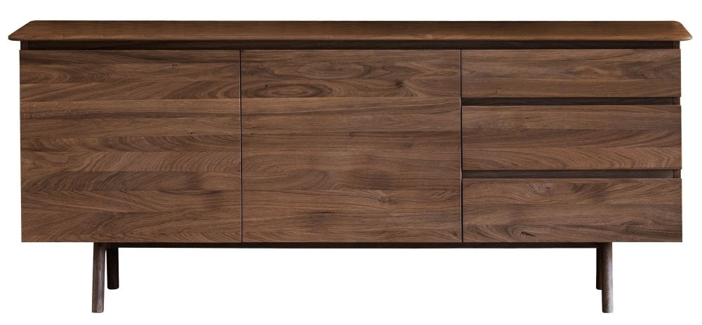 Madrid Walnut 2 Door 3 Drawer Sideboard