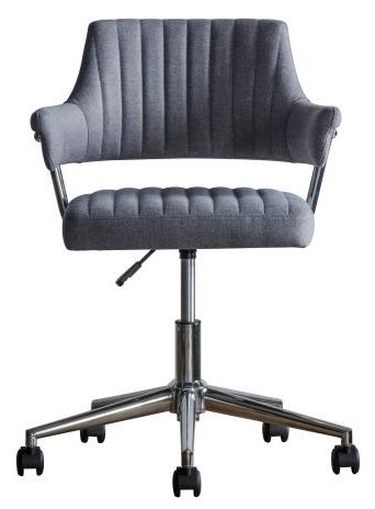 Mcintyre Charcoal Swivel Chair
