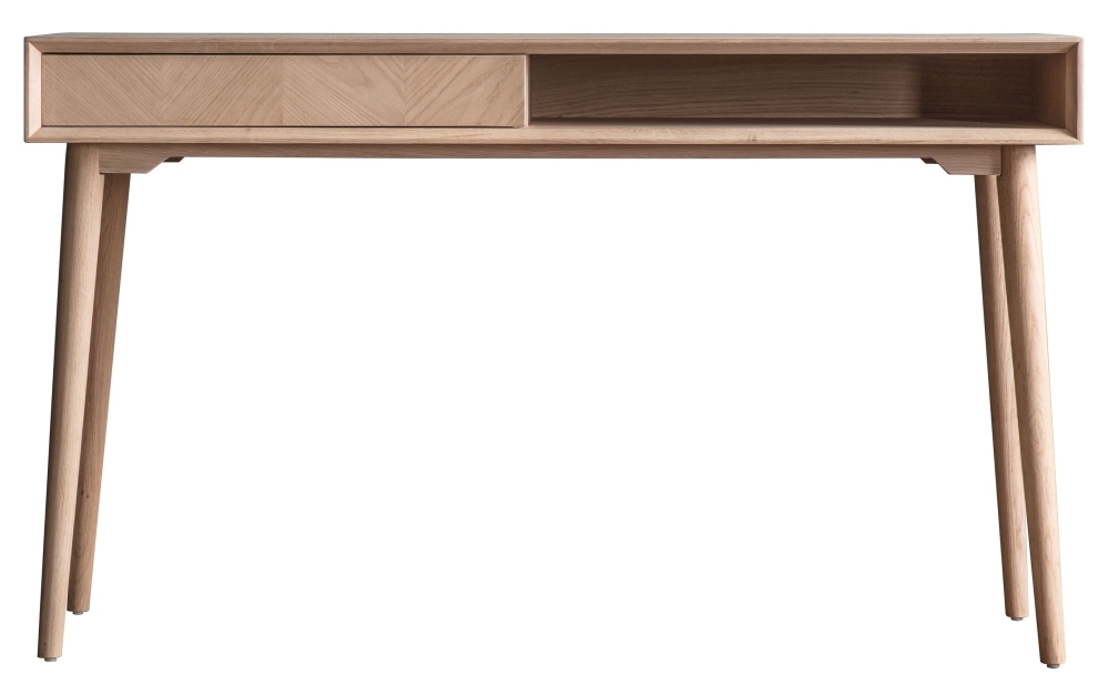 Milano Oak 1 Drawer Desk