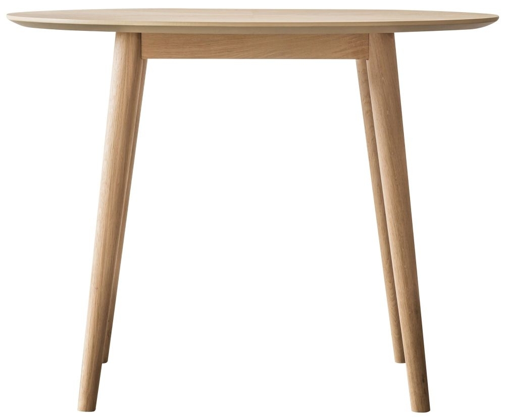 Milano Oak Round Dining Table