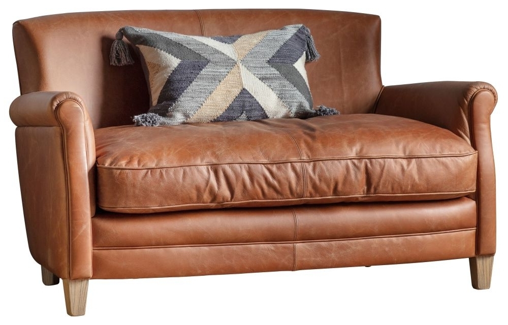 Mr Paddington Vintage Brown Leather Sofa
