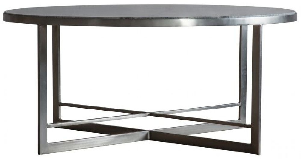 Necton Silver Marble Effect Coffee Table