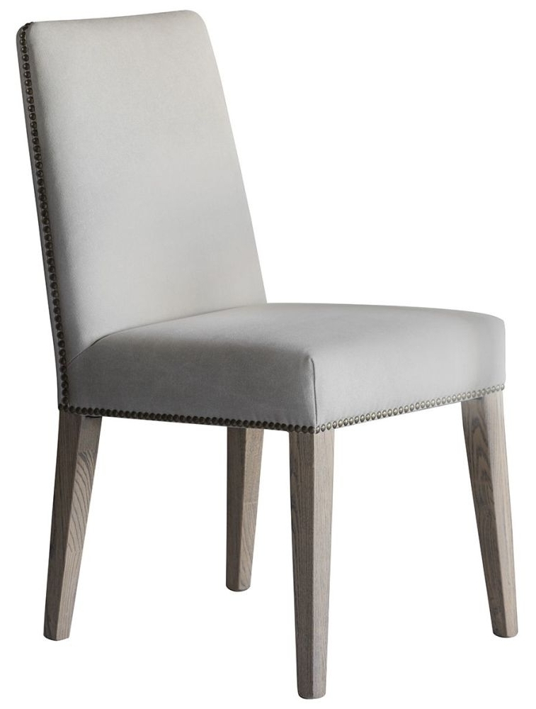 Rex Cement Linen Dining Chair Sold In Pairs