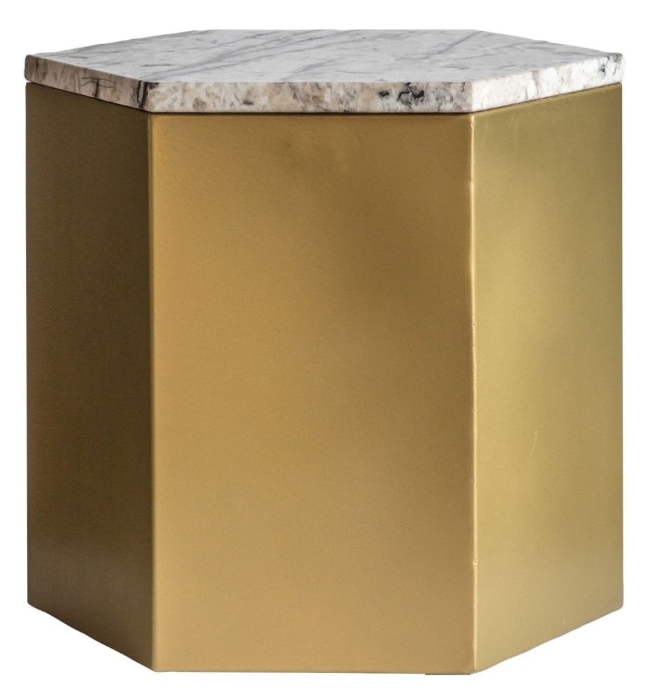 Lydden Gold Medium Side Table