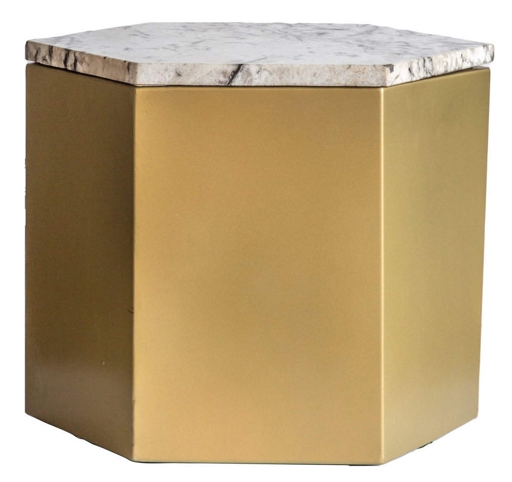 Lydden Gold Small Side Table