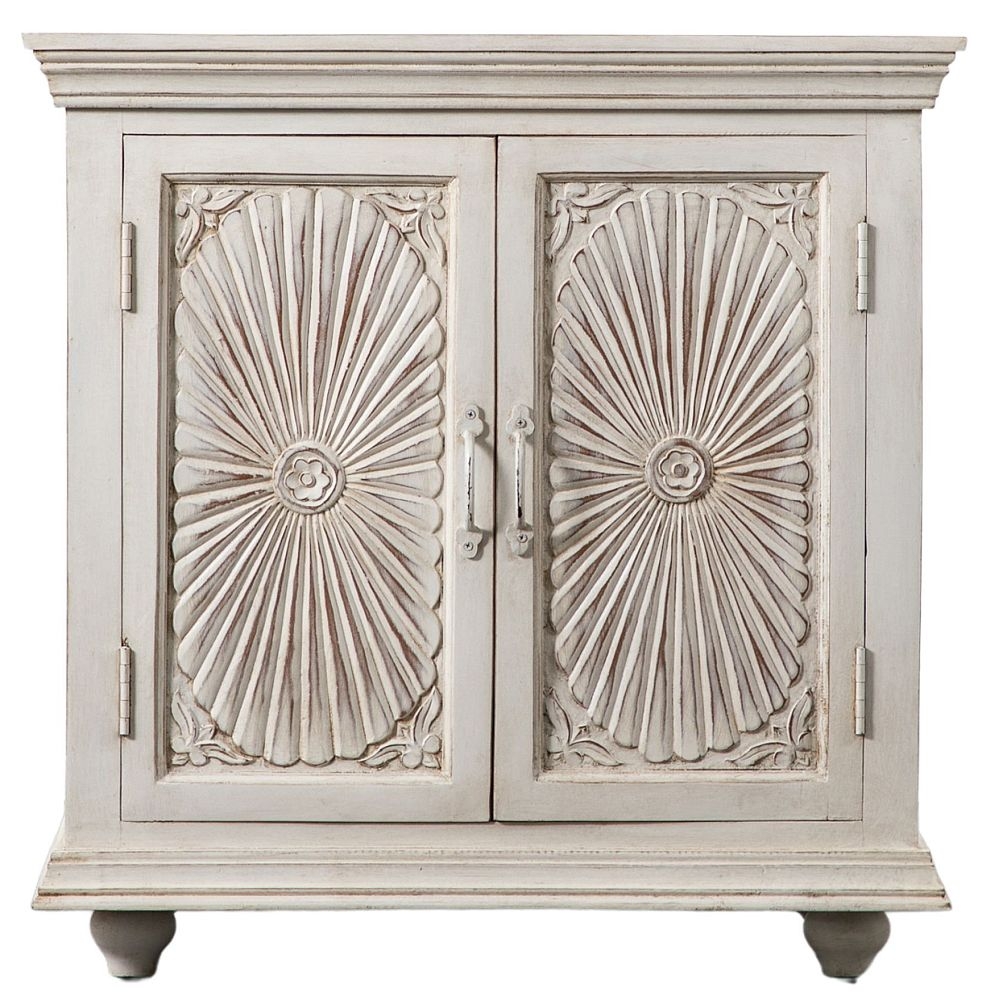 Baylor White Mango Wood 2 Door Sideboard