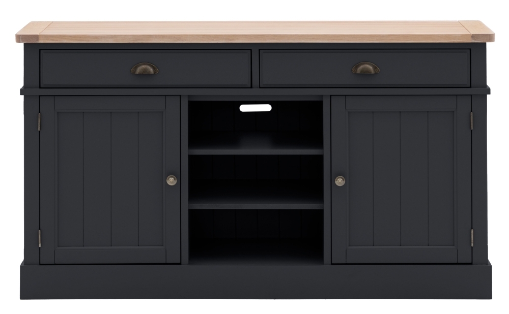 Telford Oak 2 Door 2 Drawer Sideboard Comes In Meteor And Prairie Options