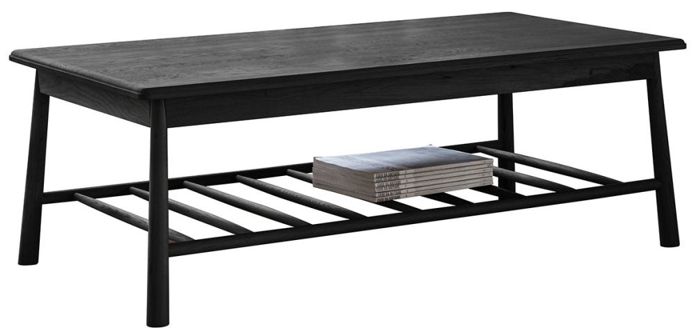 Wycombe Black Rectangular Coffee Table