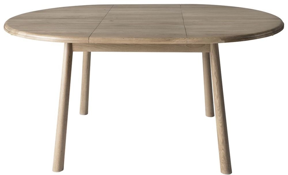 Wycombe Oak Round Extending Dining Table