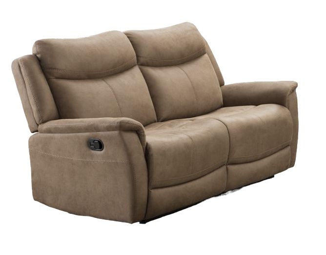 Arizona Caramel Fabric 2 Seater Recliner Sofa