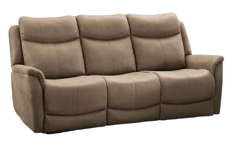 Arizona Caramel Fabric 3 Seater Recliner Sofa