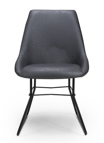 Cooper Grey Faux Leather Dining Chair Sold In Pairs