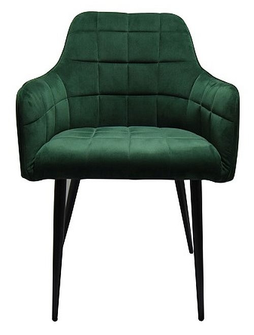 Vienna Green Velvet Fabric Dining Chair Sold In Pairs