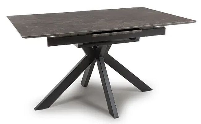 Galaxy Black Marble Effect 140cm180cm Extending Dining Table