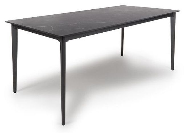 Amalfi Black Marble Effect 180cm Dining Table