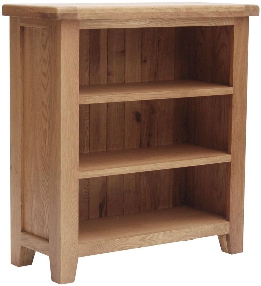 Hampshire Oak Low Bookcase