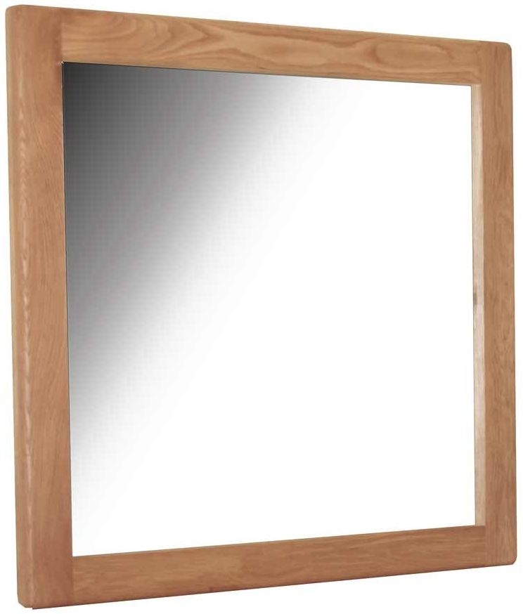 Hampshire Oak Rectangular Mirror 100cm X 95cm