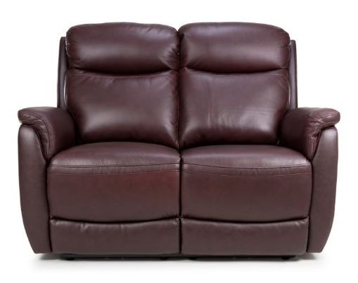 Kent Chestnut Leather 2 Seater Sofa