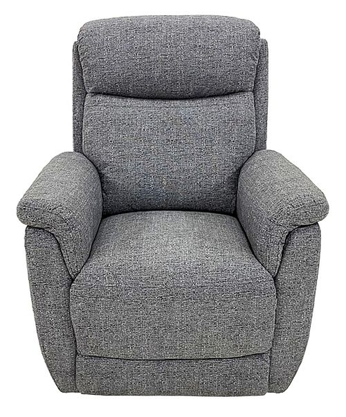 Kent Grey Fabric 1 Seater Electric Recliner Armchair