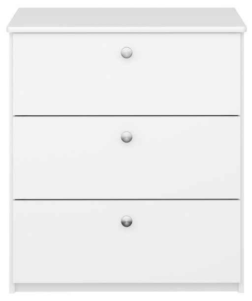 Alba White 3 Drawer Chest