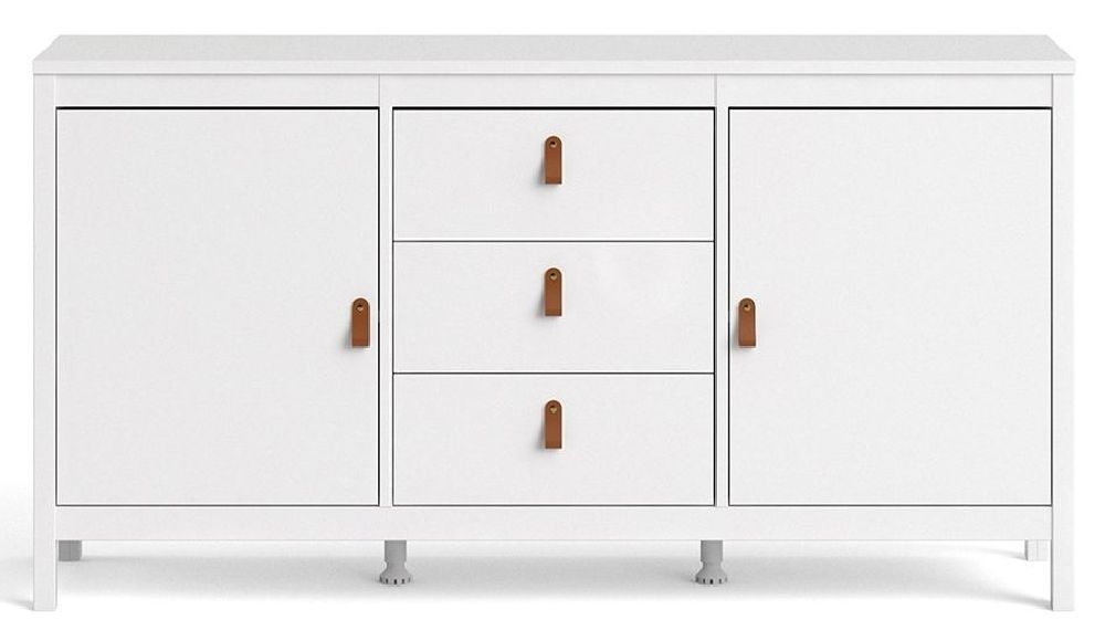 Barcelona White 2 Door Large Sideboard