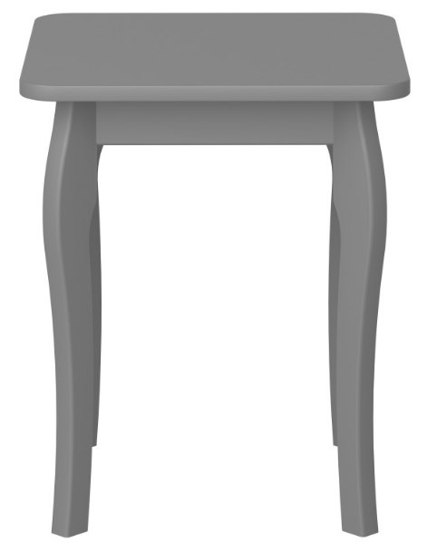 Product photograph of Baroque Stool Grey from Choice Furniture Superstore