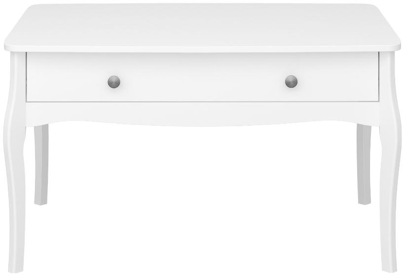 Baroque White 2 Drawer Coffee Table