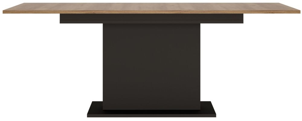 Brolo Extending Dining Table Walnut And Dark