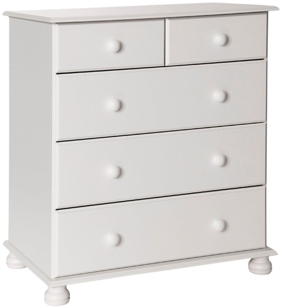 Copenhagen White 23 Deep Drawer Chest