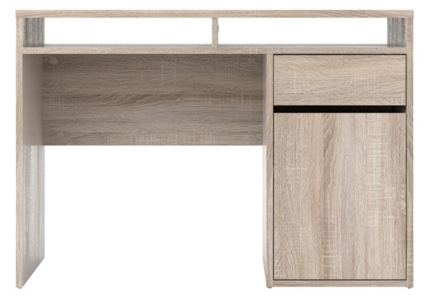 Function Plus Truffle Oak 1 Door 1 Drawer Desk