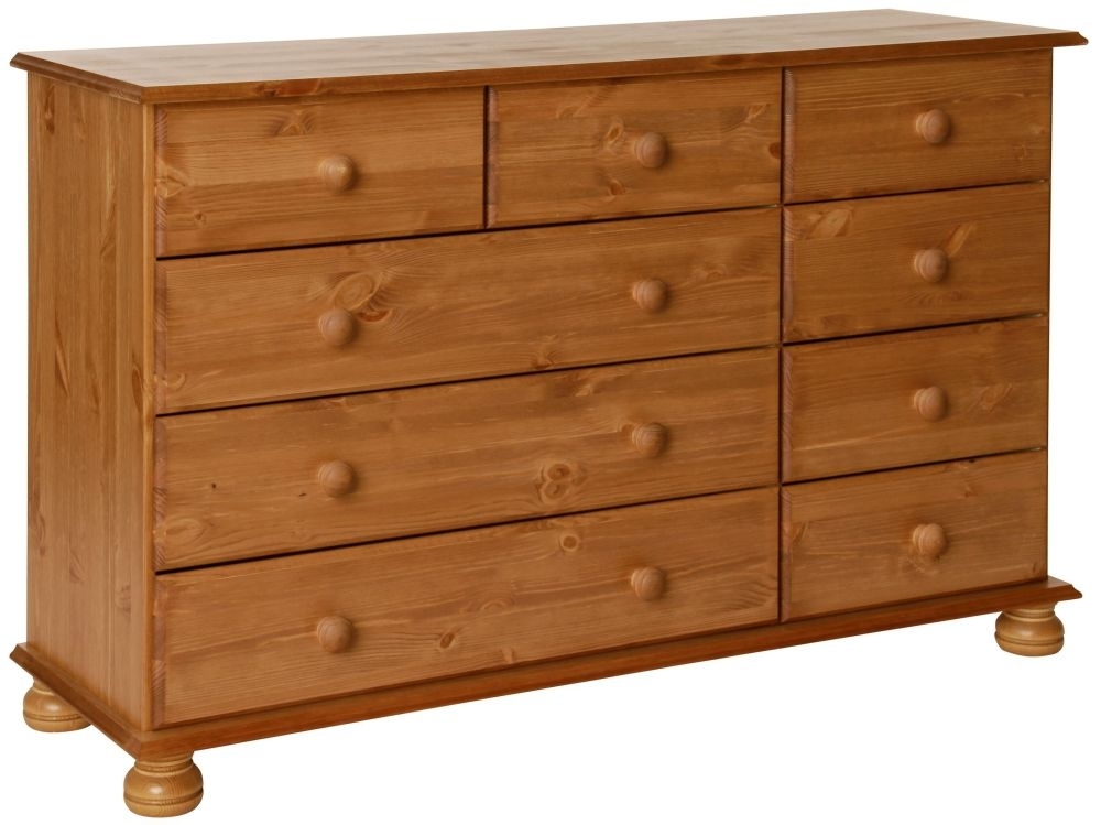 Copenhagen 234 Drawer Extra Wide Chest In Pine Clearance Fss14740