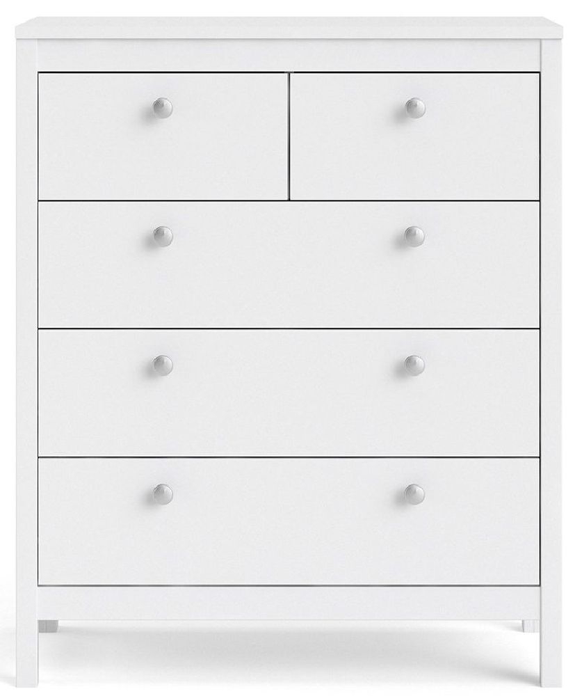 Madrid White 32 Drawer Chest