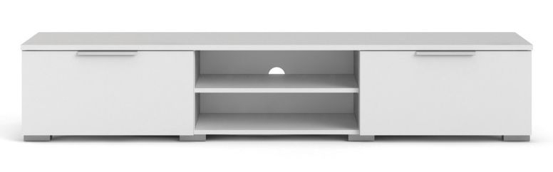 Match White 2 Drawer Tv Unit