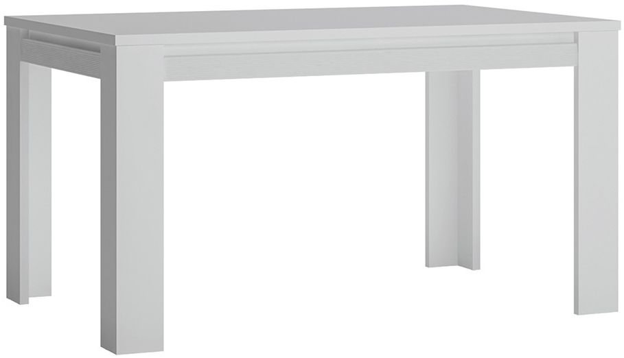 Novi Alpine White 140cm180cm Extending Dining Table