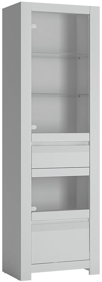 Novi Alpine White Display Cabinet
