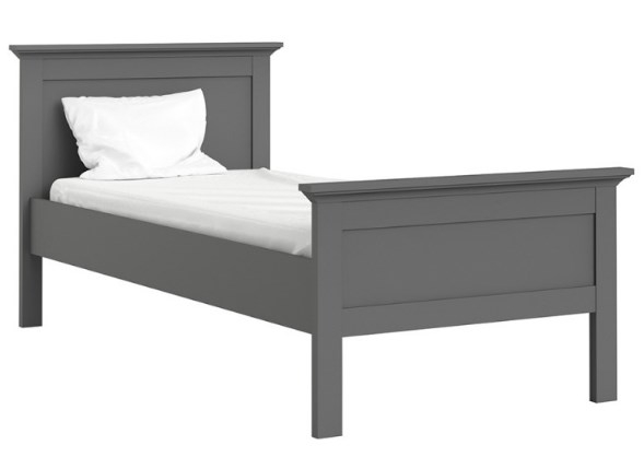 Paris Single Bed In Matt Grey