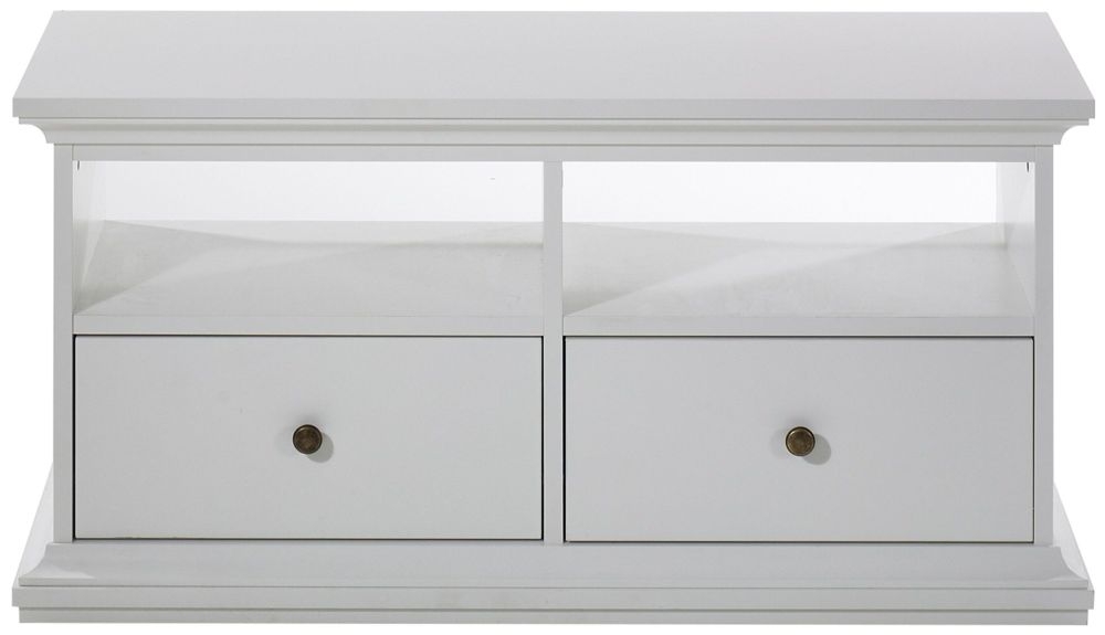 Paris White Tv Unit