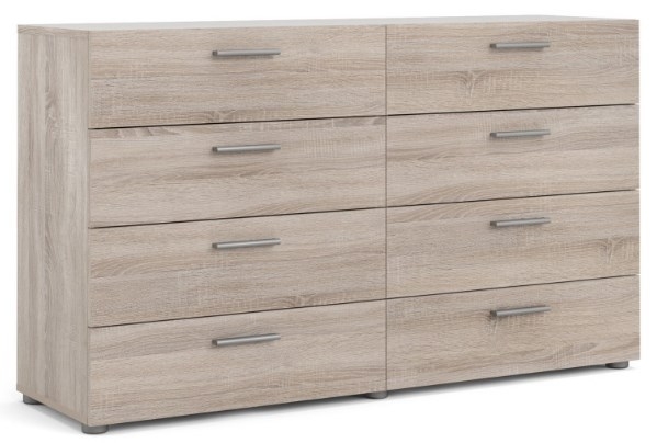 Pepe Truffle Oak 8 Drawer Wide Chest