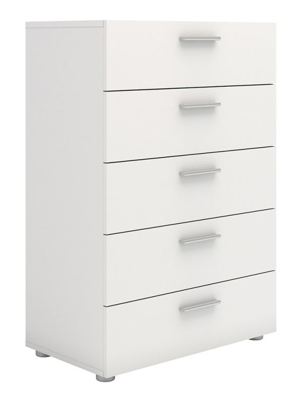 Pepe White 5 Drawer Chest